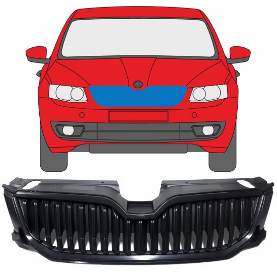 Grelha para Skoda Octavia III 2013-2017 9353