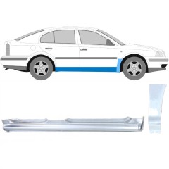 Soleira completa com reparação de guarda-lamas dianteiro para Skoda Octavia I 1996-2010 / Direito / Conjunto 11173