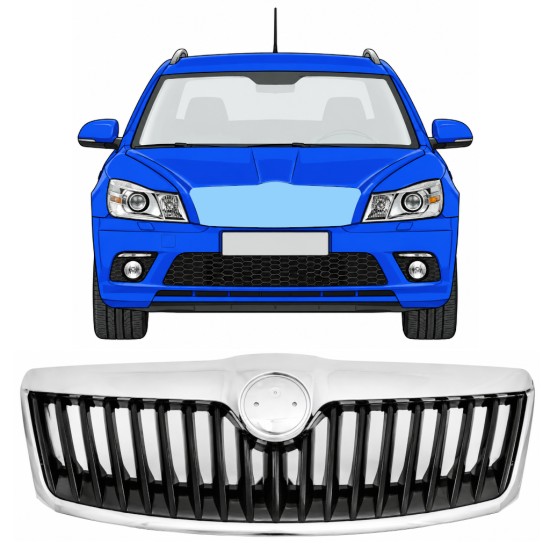 Grelha para Skoda Octavia II 2008-2013 RS 17230