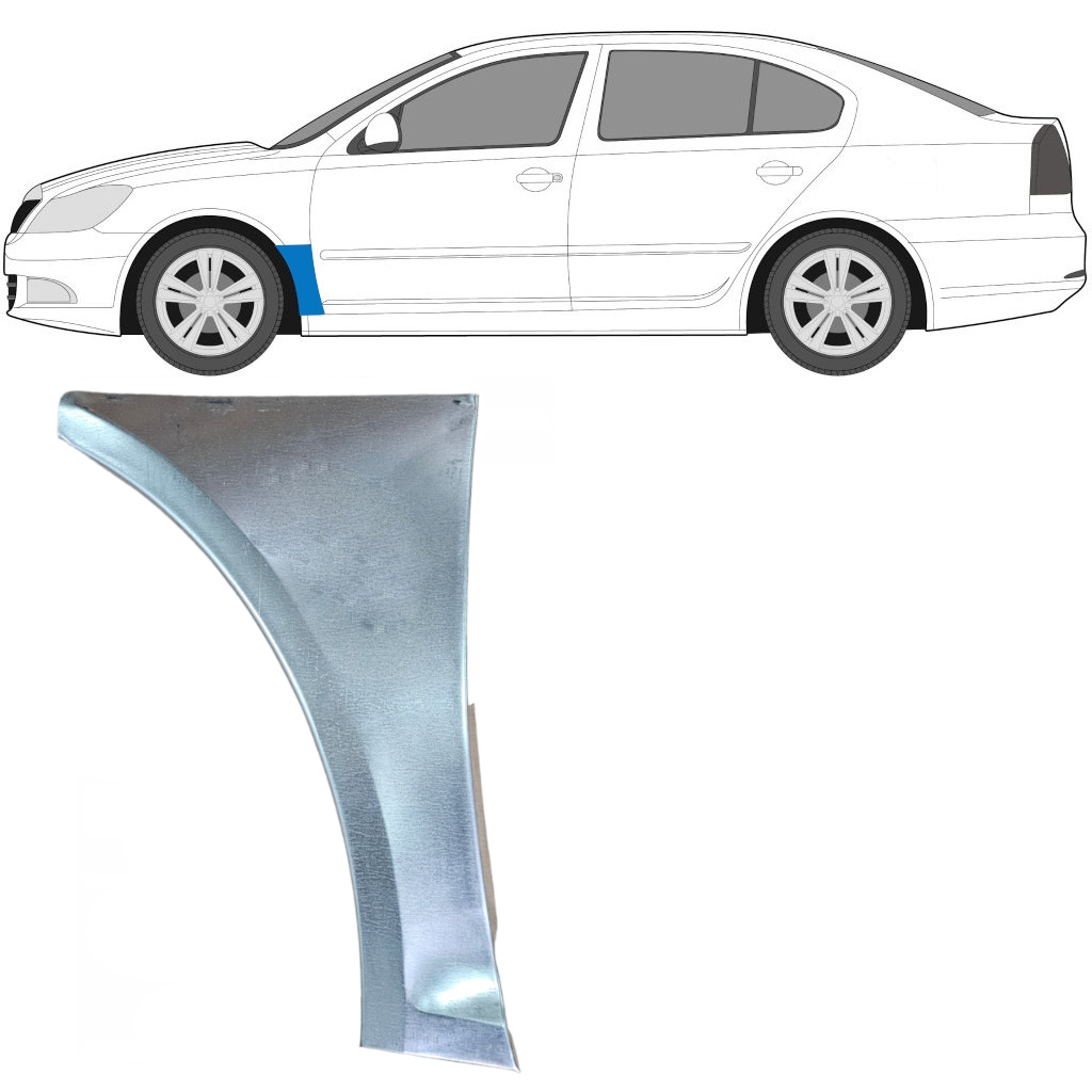 Painel De Reparação Do Guarda-Lamas Dianteiro Para Skoda Octavia 2004-2013 / Esquerdo 7005