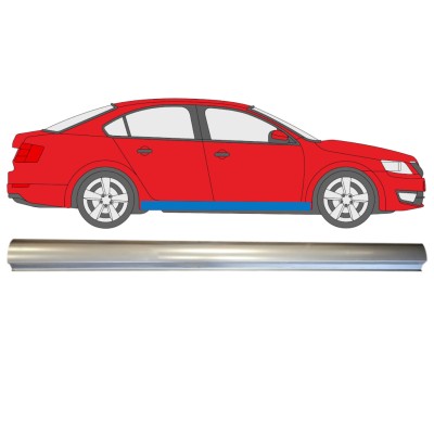 Painel de reparação da parte inferior da soleira para Skoda Octavia III 2013-2020 / Direito 14825