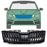 Grelha preta para Skoda Octavia III 2017-2020 7549