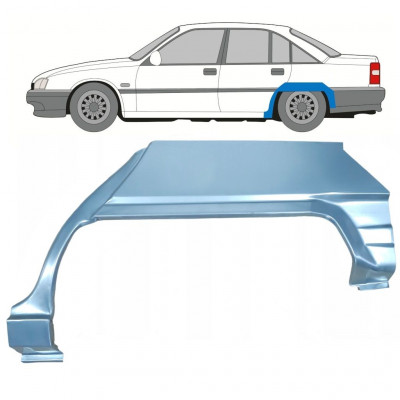 Painel de reparação do guarda-lamas traseiro para Opel Omega A 1986-1993 / Esquerdo 8073