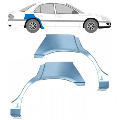 Painel de reparação do guarda-lamas traseiro para Opel Omega 1996-2003 / Esquerda+Direita / Conjunto 9274