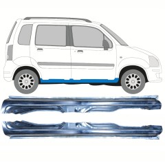 Soleira completa para Opel Agila 2001-2008 / Esquerda+Direita / Conjunto 10324