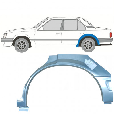 Painel de reparação do guarda-lamas traseiro para Opel Ascona C / Vauxhall Cavalier 1981-1988 / Esquerdo 7292