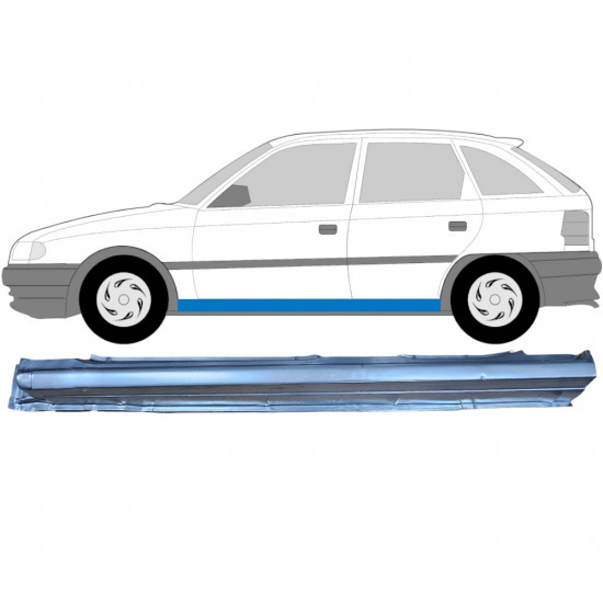 Painel de reparação da soleira para Opel Astra 1991-2002 / Esquerdo 6867