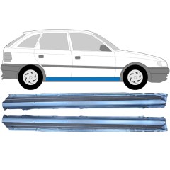 Soleira completa para Opel Astra F 1991-2002 / Esquerda+Direita / Conjunto 9447
