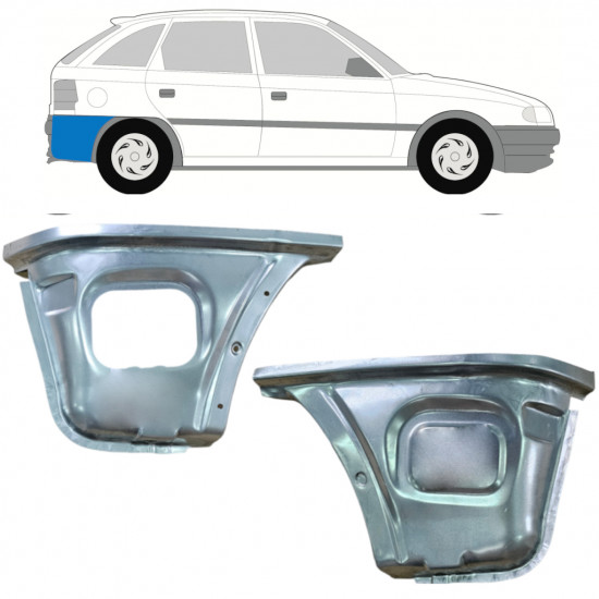 Painel de reparação do canto traseiro para Opel Astra 1991-2002 / Conjunto 11103
