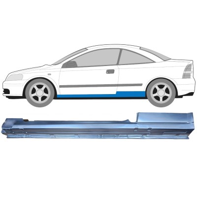 Soleira completa para Opel Astra G 1998-2009 / Esquerdo / COUPE 15963