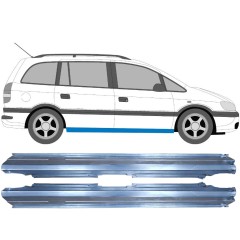 Soleira completa para Opel Zafira A 1999-2005 / Esquerda+Direita / Conjunto 9260