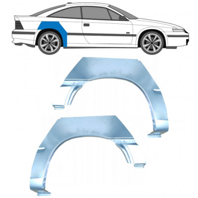 Painel de reparação do guarda-lamas traseiro para Opel Calibra 1990-1997 / Esquerda+Direita / Conjunto 10694