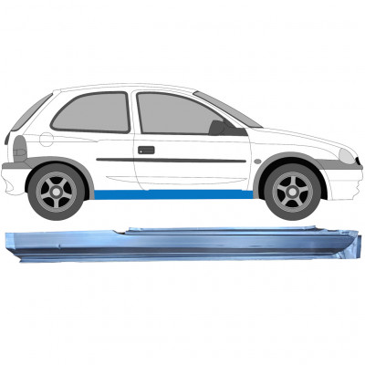 Painel de reparação da soleira para Opel Corsa B 1993-2000 / Direito 8907