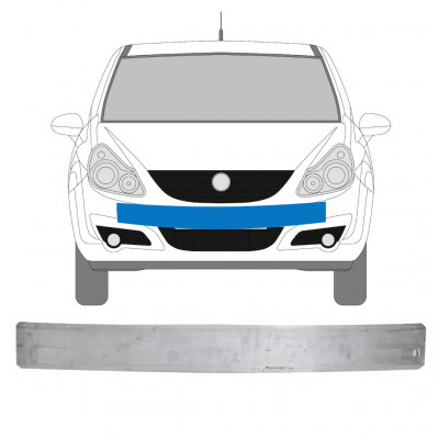 Reforço do para-choque dianteiro / travessa para Opel Corsa D 2006-2014 7564