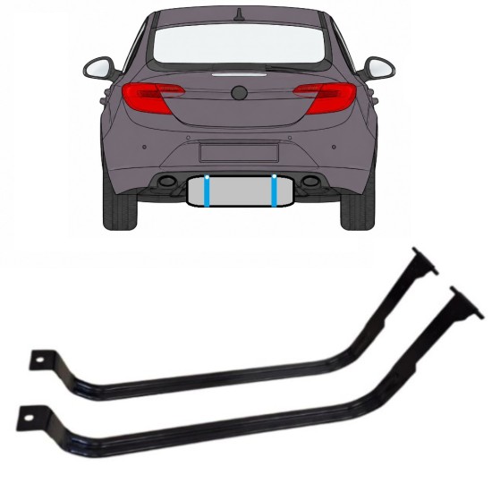 Abraçadeira do tanque de combustível para Opel Insignia 2008-2017 15991
