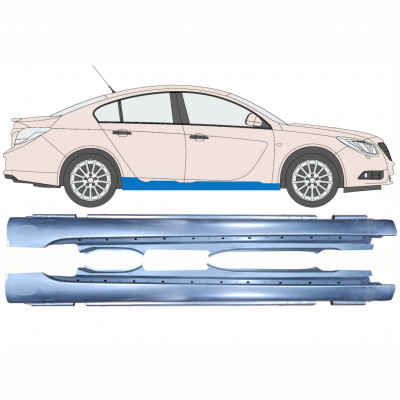 Painel de reparação da soleira para Opel Insignia 2008-2017 / Esquerda+Direita / Conjunto 10342