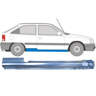 Painel de reparação da soleira para Opel Kadett 1984-1993 / Direito 6938