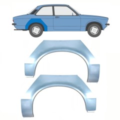 Painel de reparação do guarda-lamas traseiro para Opel Kadett C 1973-1979 / Esquerda+Direita / Conjunto 11077