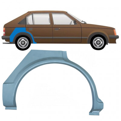 Painel de reparação do guarda-lamas traseiro para Opel Kadett D 1979-1984 / Direito 7906