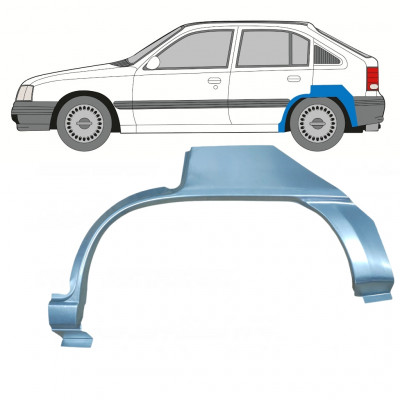 Painel de reparação do guarda-lamas traseiro para Opel Kadett 1984-1993 / Esquerdo 7909