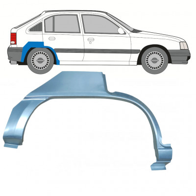 Painel de reparação do guarda-lamas traseiro para Opel Kadett 1984-1993 / Direito 7908