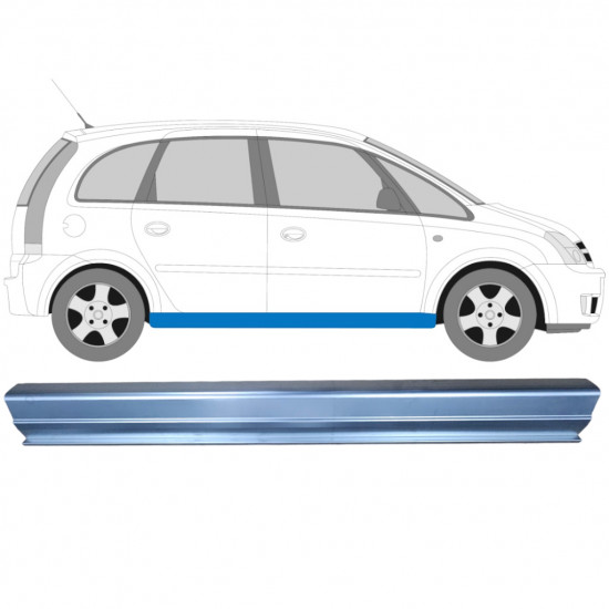 Painel de reparação da soleira para Opel Meriva 2003-2010 / Esquerda = Direita (simétrico) 6884