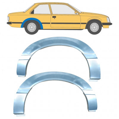 Painel de reparação do guarda-lamas traseiro para Opel Rekord E 1977-1986 / Esquerda+Direita / Conjunto 11039