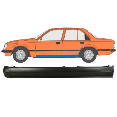 Soleira completa para Opel Rekord E 1977-1986 / Esquerdo 8075