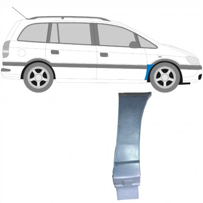 Painel de reparação do guarda-lamas dianteiro para Opel Zafira 1999-2005 / Direito 6094