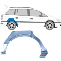 Painel de reparação do guarda-lamas traseiro para Opel Zafira 1999-2005 / Direito 6888