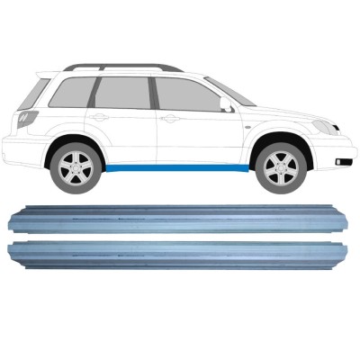 Painel de reparação da soleira para Mitsubishi Outlander 2003-2007 / Esquerda+Direita / Conjunto 16144