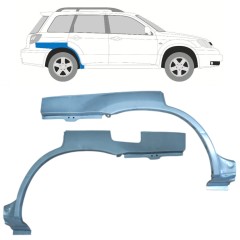 Painel de reparação do guarda-lamas traseiro para Mitsubishi Outlander 2003-2007 / Esquerda+Direita / Conjunto 11539