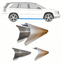 Painel de reparação interna e externa da soleira para Chrysler Pacifica 2003-2007 / Esquerda = Direita (simétrico) / Conjunto 10358