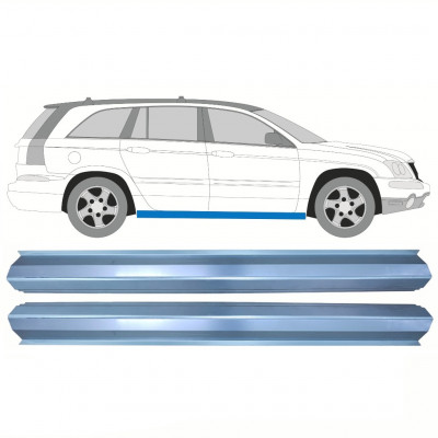 Painel de reparação interna da soleira para Chrysler Pacifica 2003-2007 / Esquerda = Direita (simétrico) / Conjunto 10357