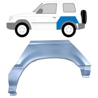 Painel de reparação do guarda-lamas traseiro para Mitsubishi Pajero 1991-2001 / Esquerdo 15126