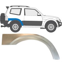 Painel de reparação do guarda-lamas traseiro para Mitsubishi Pajero 2006-2021 / Direito 14837