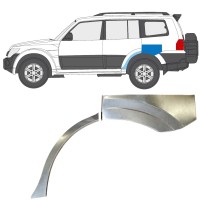 Painel de reparação do guarda-lamas traseiro para Mitsubishi Pajero 2006-2021 / Esquerdo 14841
