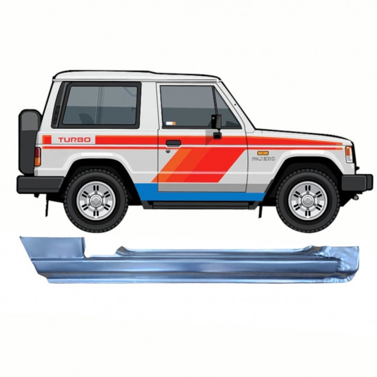 Soleira completa para Mitsubishi Pajero 1982-1992 / Direito 8699