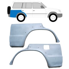 Painel de reparação do guarda-lamas traseiro para Mitsubishi Pajero 1991-2001 / Esquerda+Direita / Conjunto 10402
