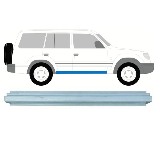 Painel de reparação da soleira para Mitsubishi Pajero 1991-2001 / Esquerda = Direita (simétrico) 15999