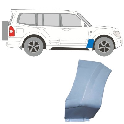 Painel de reparação do guarda-lamas dianteiro para Mitsubishi Pajero 1999-2006 / Direito 16901