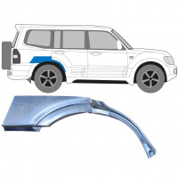 Painel de reparação do guarda-lamas traseiro para Mitsubishi Pajero 1999-2006 / Direito 7207