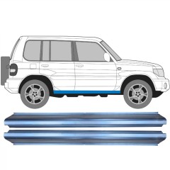 Painel de reparação da soleira para Mitsubishi Pajero Pinin 1998-2007 / Esquerda+Direita / Conjunto 11363