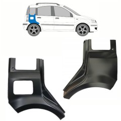 Painel de reparação do guarda-lamas traseiro para Fiat Panda 2003-2012 / Esquerda+Direita / Conjunto 10753