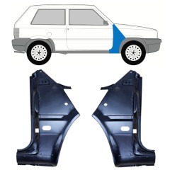 Guarda-lamas dianteiro para Fiat Panda 1980-2002 / Esquerda+Direita / Conjunto 11813
