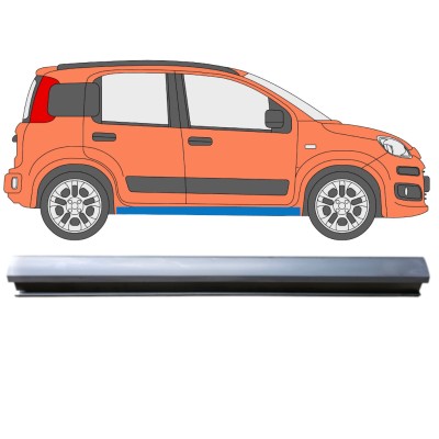 Painel de reparação da soleira para Fiat Panda 2012- / Esquerda = Direita (simétrico) 14970
