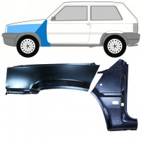 Painel de reparação do guarda-lamas dianteiro para Fiat Panda 1980-2002 / Esquerdo / Conjunto 11817