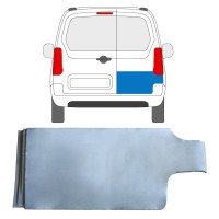 Painel de reparação das portas traseiras para Citroen Berlingo 2008-2018 / Direito 15212