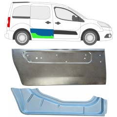 Painel de reparação interna e externa das portas deslizantes para Citroen Berlingo 2008-2018 / Direito 17086