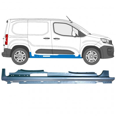 Soleira completa para Peugeot Partner 2018-2023 / Direito 12875